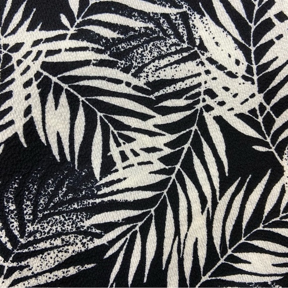 Max Studio Black White Elastic Waist Wide Leg Palazzo Pants, M - Picture 7 of 7